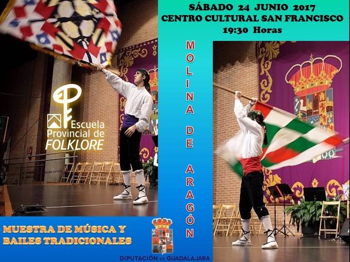 Muestra de música, bailes tradicionales y demostraciones de artesanía de la Escuela de Folklore el sábado en Molina