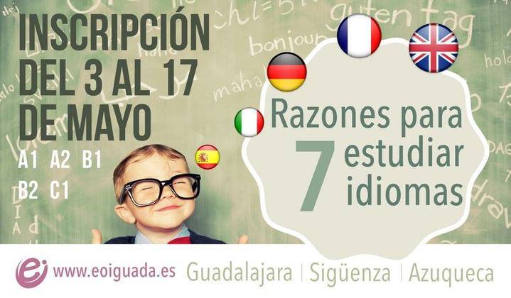 La Escuela de Idiomas de Guadalajara abre el plazo para que se apunte nuevo alumnado