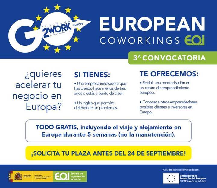 El CEEI de Guadalajara participa en la tercera edición del programa ‘European Coworkings’