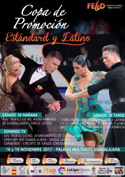 Copa de Baile Deportivo en el Palacio Multiusos de Guadalajara