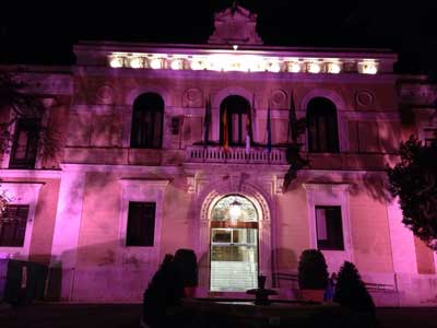 Diputación iluminará de rosa la fachada del Palacio Provincial por el Día Contra el Cáncer de Mama