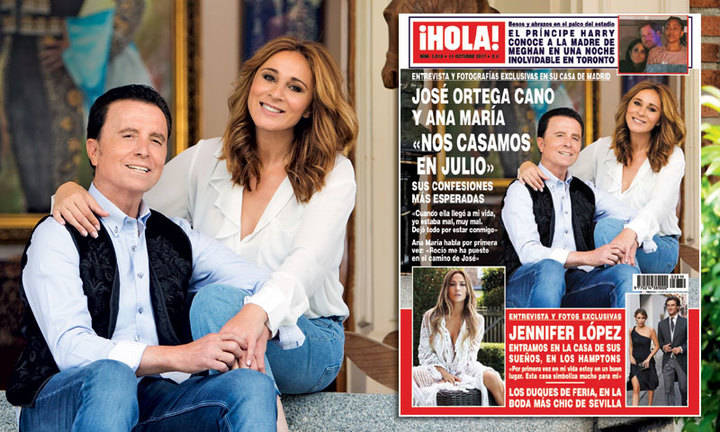¡HOLA! Ortega Cano y Ana Mª : 'Nos casamos en julio'
