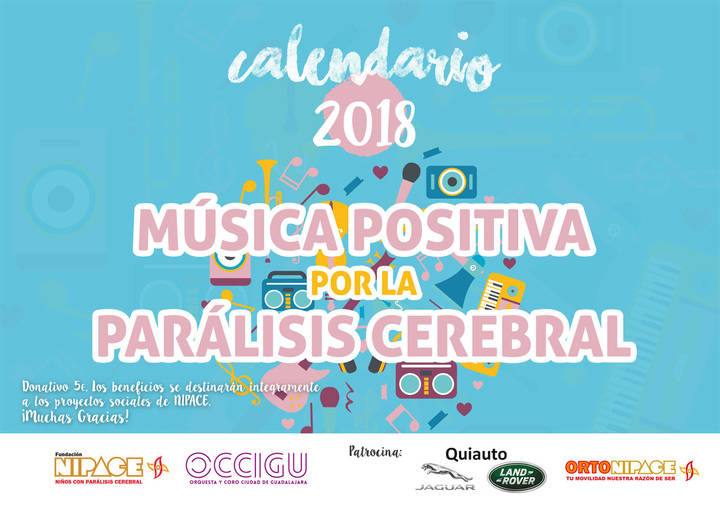 Fundación Nipace lanza su Calendario solidario 2018 con ‘música positiva’ para los 365 días