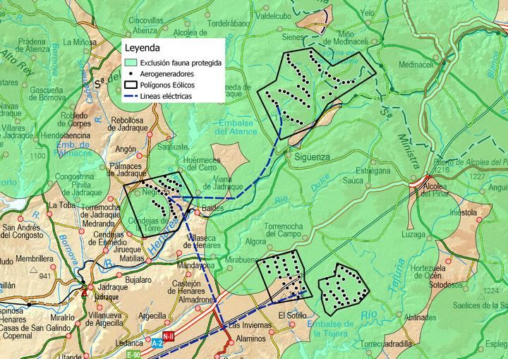 Ecologistas en Acción presenta alegaciones a los parques eólicos de Sigüenza, Alto Henares y Río Dulce 