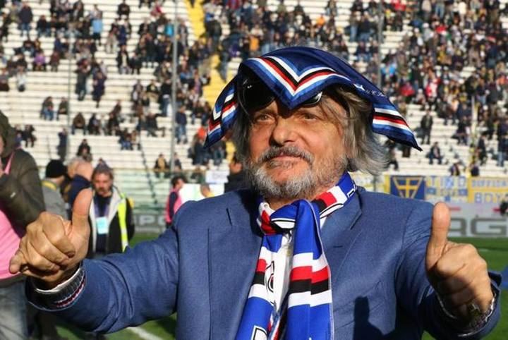 El excéntrico presidente del equipo de la Sampdoria: 'La portería es como una mujer, debe ser penetrada'