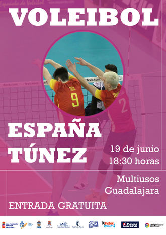 Esta martes en el Multiusos, partido amistoso entre las selecciones de voley masculino de España y Túnez