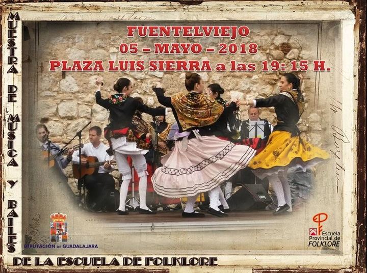 Muestra de música y bailes tradicionales de la Escuela de Folklore en Fuentelviejo