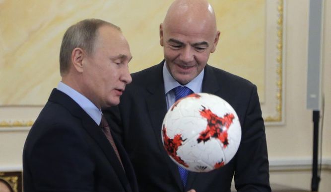 Putin ve a España entre las favoritas para ganar el Mundial...el sabrá por qué lo dice...