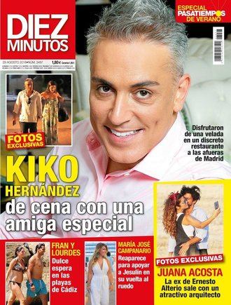 DIEZ MINUTOS Kiko Hern&#225;ndez cena con una amiga especial