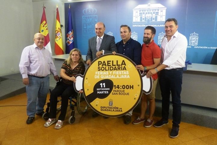 Diputación organiza de nuevo la Paella Solidaria de Ferias, este año a favor de la Asociación de Esclerosis Múltiple