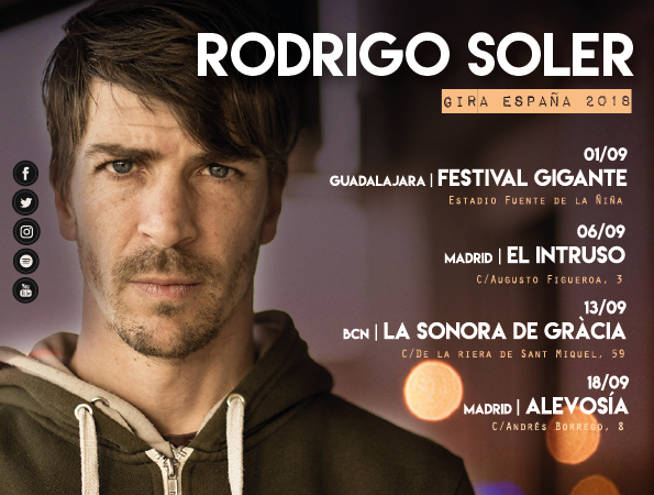 Rodrigo Soler: “Los asistentes al Festival Gigante de Guadalajara van a poder disfrutar de nuestro proyecto más salvaje”