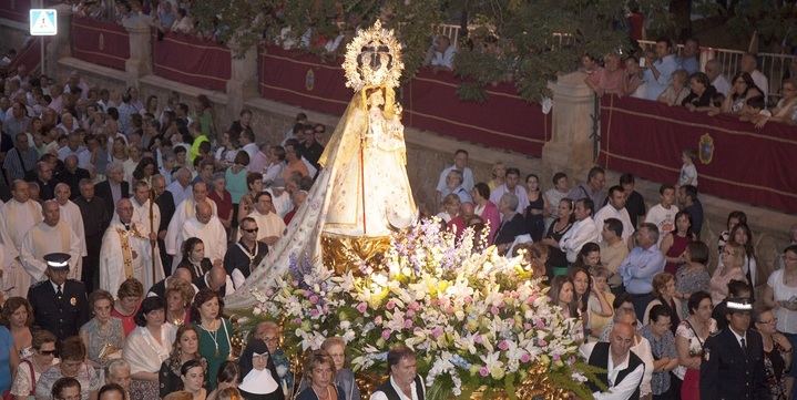 “La Virgen de la Antigua”, detalle monumental de septiembre en Guadalajara