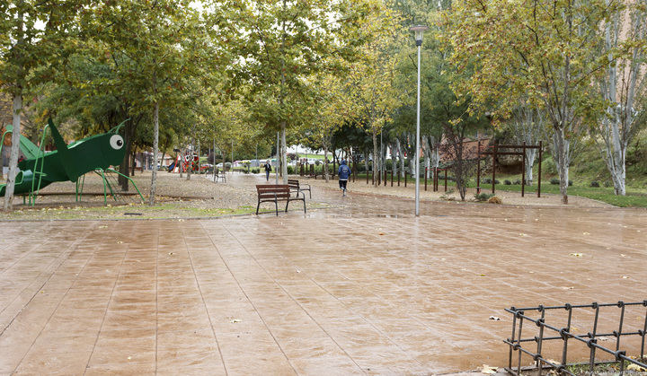 El Ayuntamiento de Guadalajara ya ha concluido los trabajos de mejora del parque situado en la calle Córdoba