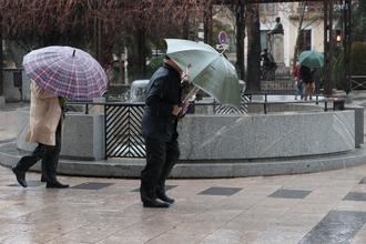 No olvide este jueves el paraguas en casa, la borrasca Flora trae a Guadalajara lluvia, frío y rachas de viento de hasta 18 kms/h