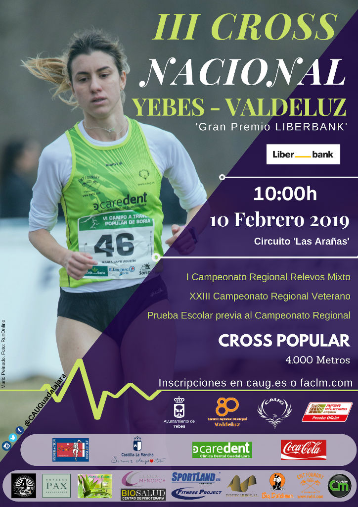 La Federación Española de Atletismo incluye el III Cross Nacional de Yebes-Valdeluz en el calendario oficial 