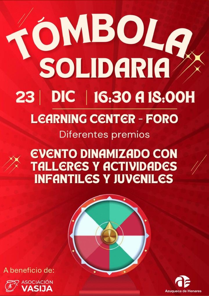 Azuqueca lanza una Tómbola solidaria para impulsar el comercio local en Navidad