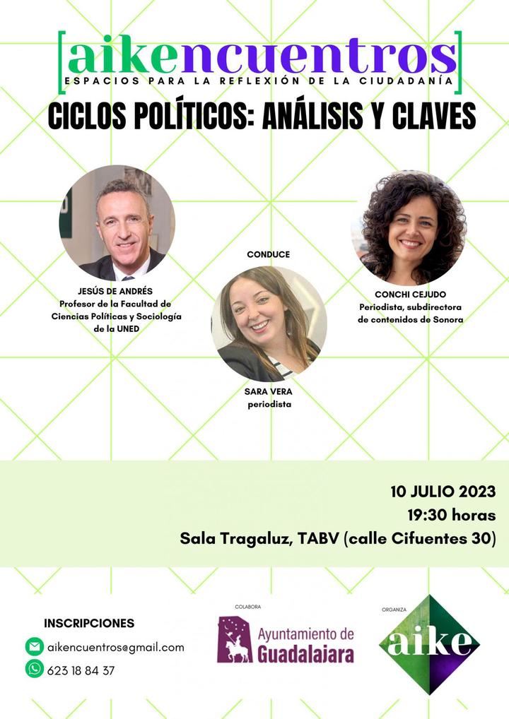 El primer AIKENCUENTRO de la temporada propone "Ciclos políticos : Análisis y Claves"