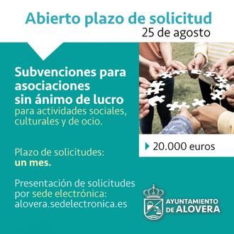 Abierto el plazo de ayudas a deportistas, clubes deportivos y asociaciones de Alovera