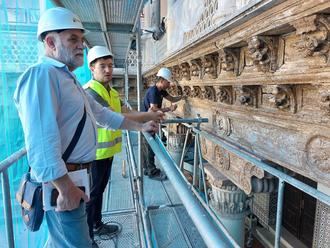 En marcha, las obras de rehabilitación del Palacio de Don Antonio de Mendoza, sede del Liceo Caracense, impulsadas por el Gobierno regional