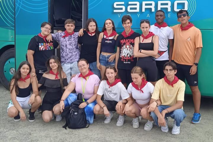 Un total de 14 jóvenes azudenses han participado en un Encuentro Europeo en las ciudades francesas de Pontonx-sur-l’Adour e Itxassou