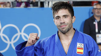 El madrile&#241;o Fran Garrig&#243;s, bronce en judo, da a Espa&#241;a la primera medalla