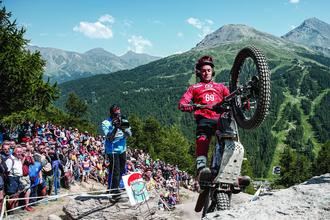 Jaime Busto sigue manteniendo sus opciones de luchar por el Campeonato del mundo de Trial GP tras la cita de Sestriere 