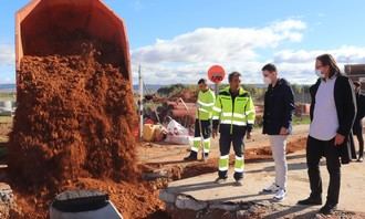 A todo ritmo la obra de renovación de colectores del «Barrio de los Pintores» de Cabanillas