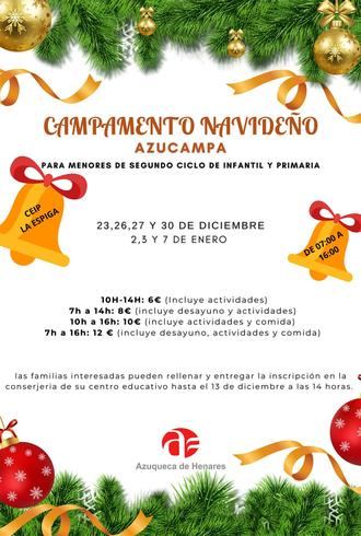 Este jueves, se abre la inscripción en el campamento municipal de Navidad en Azuqueca