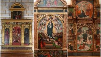 Concluye tras nueve meses la restauración de tres retablos de la Catedral de Cuenca