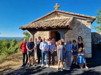 Cereceda estrena un mejorado camino a la Ermita de San Roque, en sus fiestas patronales