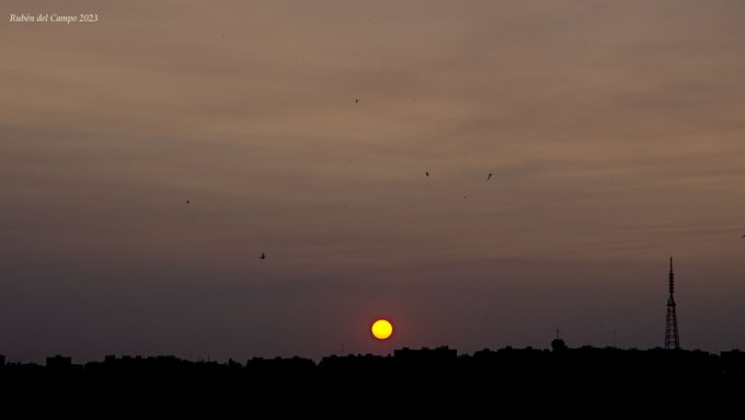 No es calima, es el humo del incendio de Canadá lo que se en los cielos de Madrid