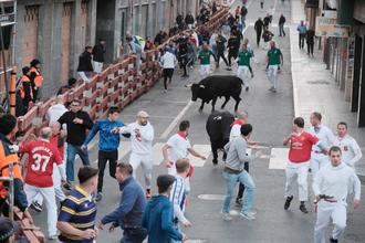 Dos corredores heridos de diversa consideraci&#243;n en el cuarto Encierro de Guadalajara