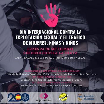 El Ayuntamiento de Guadalajara conmemora el Día Internacional contra la Explotación Sexual y el Tráfico de Mujeres, Niñas y Niños