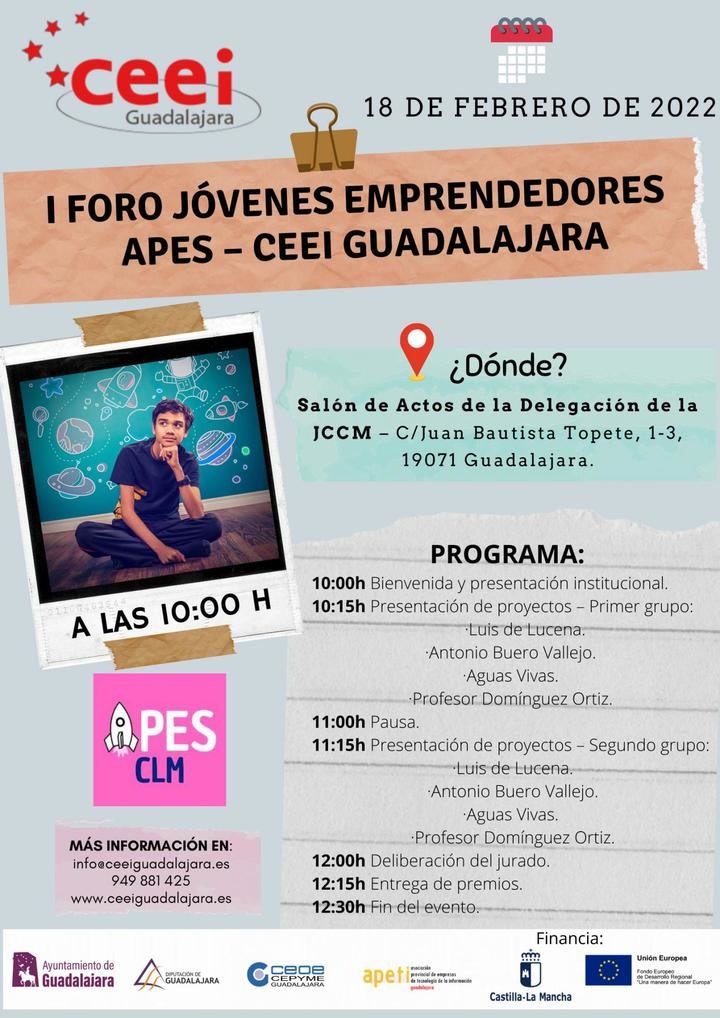 El I Foro Jóvenes Emprendedores APES-CEEI Guadalajara entra en su recta final 