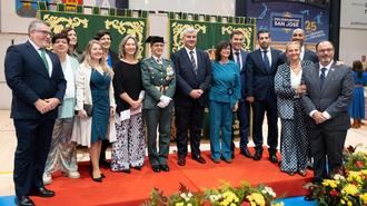 Acto institucional de la Guardia Civil en el Día de la Hispanidad en Guadalajara