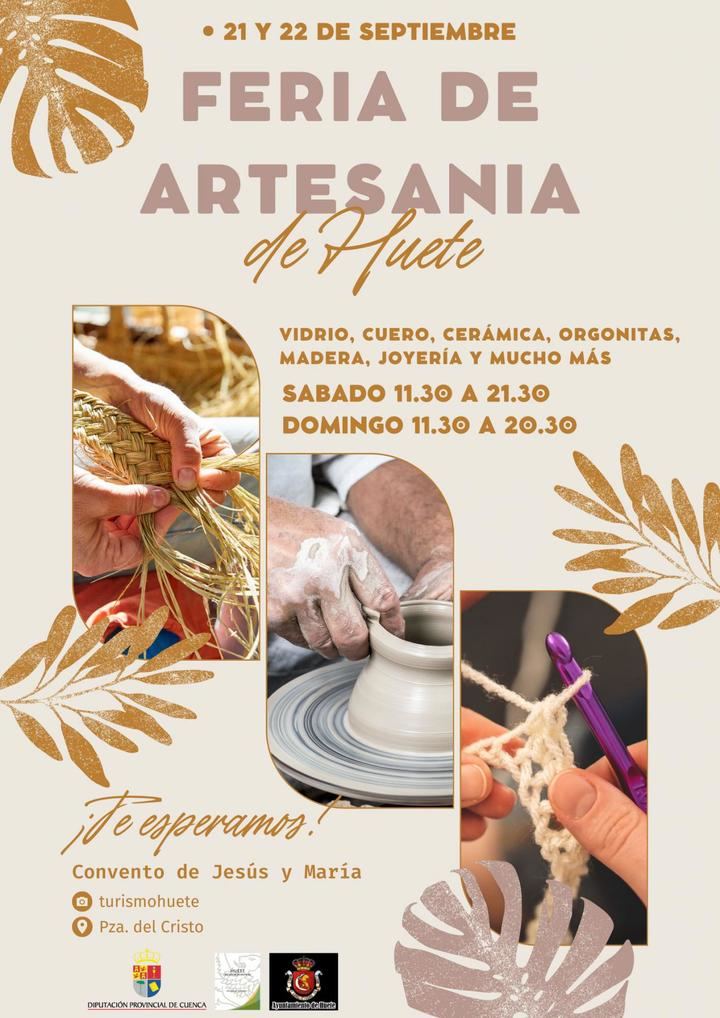 XXIV Feria de Artesanía de Huete los días 21 y 22 de septiembre