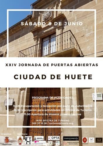 El sábado 8 de junio es la mejor oportunidad de descubrir la monumental ciudad de Huete en su XXIV Jornada de Puertas Abiertas