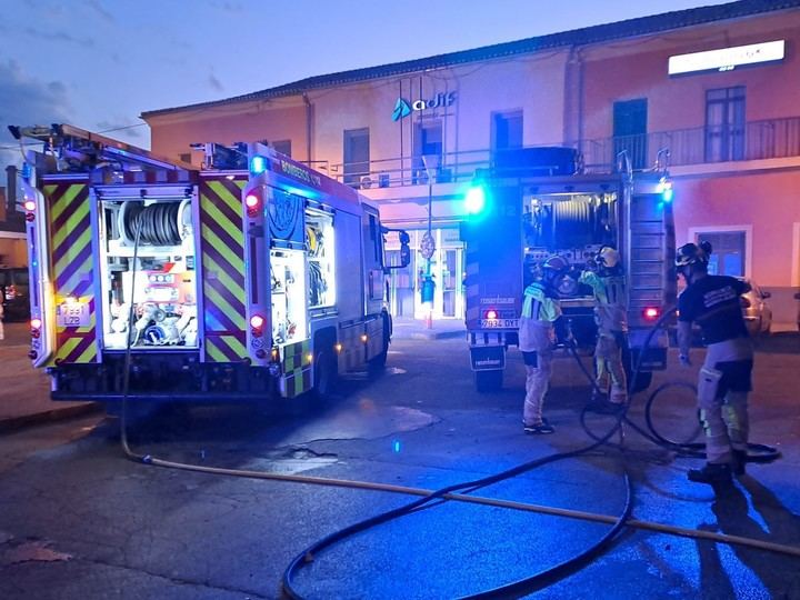 Sofocado un incendio declarado en las inmediaciones de la estación de Renfe de Guadalajara