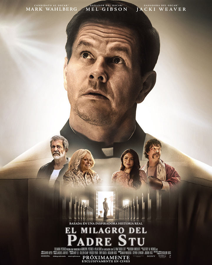 La última peli de Mark Wahlberg y Mel Gibson : El milagro del Padre Stu