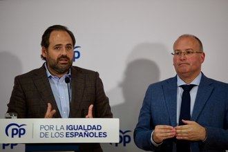 N&#250;&#241;ez confirma en Guadalajara que los votos de Page siempre han sido para S&#225;nchez y nunca para Espa&#241;a lo que les convierte en &#8220;las dos caras de la misma moneda&#8221;