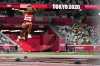 La residente en Guadalajara Ana Peleteiro consigue en los Juegos Olímpicos de Tokio la medalla de bronce en triple salto con récord de España