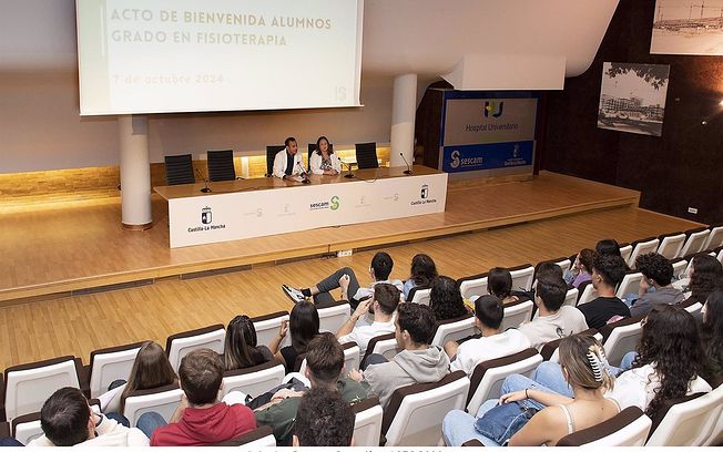 El hospital de Guadalajara recibe a más de 60 estudiantes de Fisioterapia de la Universidad de Alcalá que inician sus prácticas