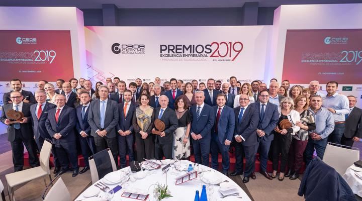 CEOE-CEPYME Guadalajara entrega sus premios Excelencia Empresarial 2019 durante la 'Noche de la Economía alcarreña'