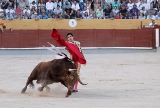 Roca Rey y Gin&#233;s Mar&#237;n, oreja por buenas estocadas en Guadalajara...a pesar del viento