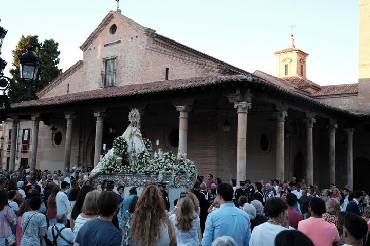 Solemne Procesión de la Virgen de la Antigua este domingo en Guadalajara. Foto : EDUARDO BONILLA