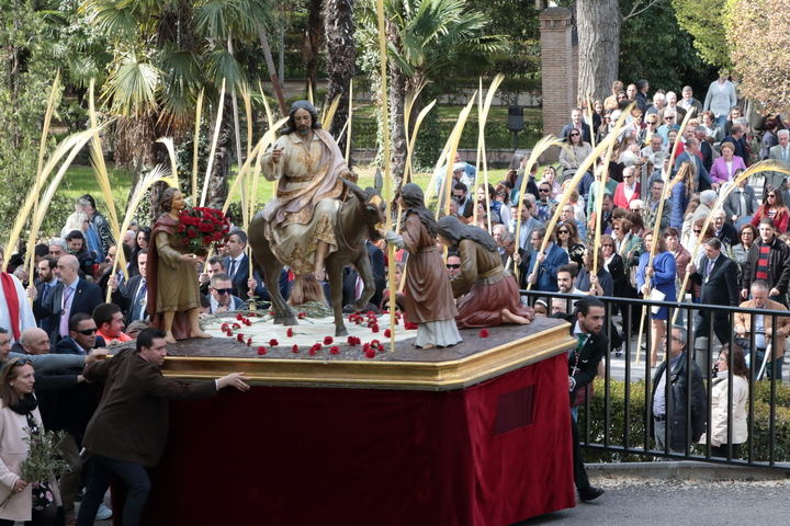 La procesión del Domingo de Ramos el año pasado por las calles de Guadalajara.
Foto : EDUARDO BONILLA