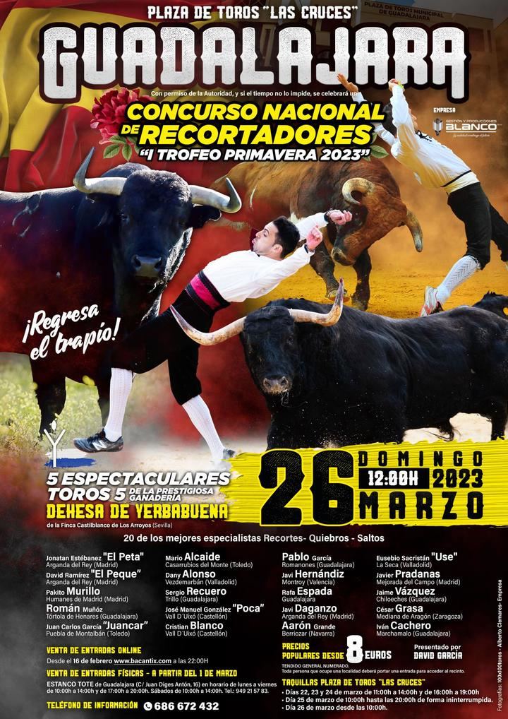 Guadalajara celebrará la I Feria de Primavera el 25 y 26 de marzo, con el concurso de Recortadores