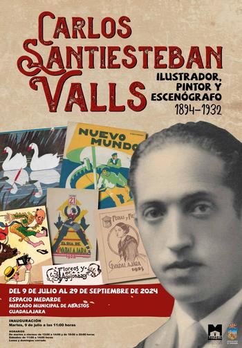 Una exposición recordará a Carlos Santiesteban Valls en el Mercado de Abastos desde este martes 9 de julio