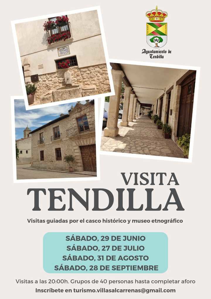 Tendilla acogerá dentro de su programación cultural para este verano 2024 visitas guiadas por el casco histórico y su museo etnográfico.