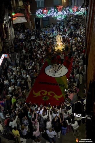 La Virgen de La Granja ya descansa en la Iglesia de San Pedro tras su tradicional procesión